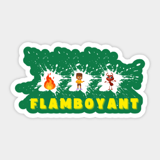 Flamboyant Sticker